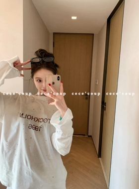 cece coup 必入单品！02/13 新品 25ss 字母宽松打底内搭 长袖女