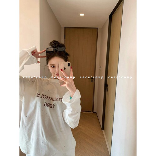 25ss字母宽松打底内搭长袖女