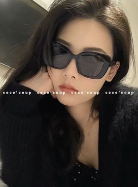 cece coup 墙烈推荐！02/11 新品 25ss 黑色大框墨镜 太阳眼镜