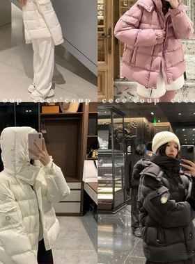 cece coup宝藏 Shoe！10/20 新品 25FW 经典90白鹅绒连帽羽绒服