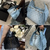25FW cece 牛仔渐变单肩包菱格链条包 新品 coup人间富贵花
