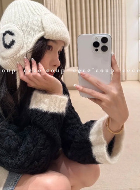 cece coup 挖到宝了！09/06 新品 25FW 保暖护耳显脸小针织帽冷帽