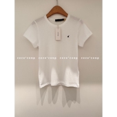 女 coup cece 25ss 神仙小T 新品 短袖 刺绣圆领宽松T恤