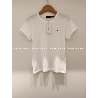 25ss刺绣圆领宽松T恤短袖女