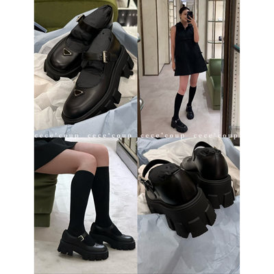 25FW厚底增高玛丽珍乐福鞋女