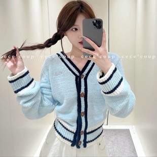 新品 cece 羊毛针织开衫 甜酷女孩 25FW 毛衣外套女 coup