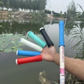 2025新款 18CM加厚防滑耐弹性鱼竿手把套耐磨加长一拉得自带竿止