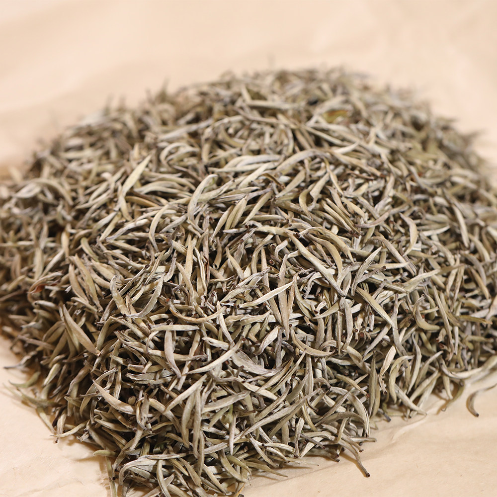 湖南特产汝城高山半野生白毛茶 白毫银针
