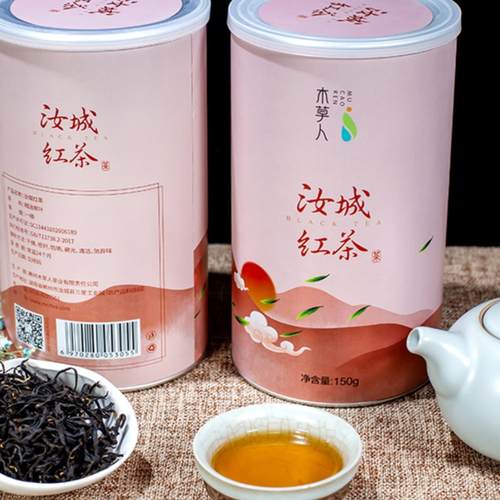 2025新茶汝城木草人红茶 正宗浓香型红茶叶罐装150g