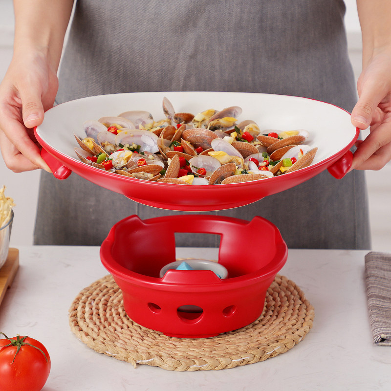 酒精炉陶瓷砂锅小火锅固体耐高温干锅炖锅锅仔多用锅家用商用套装