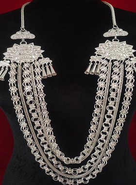 兰蝶少数民族复古流苏围腰链