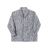 韩版痞帅翻领个性法式复古浮雕纹理气质垫肩衬衣男外套5058-P85，男装衬衫，电商A246