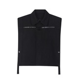 秋冬加厚毛呢牛角扣短款翻领男女马甲潮流外搭时髦坎肩3673P85，男装背心/马甲，电商A246