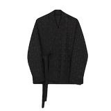 春季新款立体提花中式禅意长袖男女衬衣复古风系带衬衫3535P95，男装衬衫，电商A246