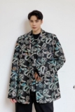 小众个性两件套设计师款工艺印花潮流时髦休闲复古西服2347-P135，男装西服，电商A246