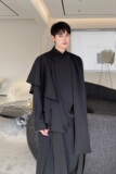 春季立体裁剪不规则多片式男女中式潮流衬衣个性暗黑系3548P125，男装衬衫，电商A246