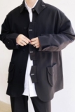 秋季暗黑设计款中式立领多口袋个性男复古宽松西服外套9705-P135，男装西服，电商A246