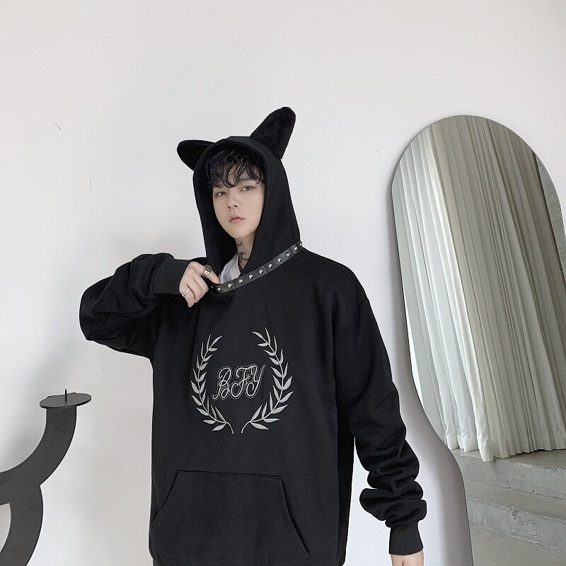 春季个性装饰绣花潮流卫衣外套A246-2017-P85,男装卫衣,电商A246
