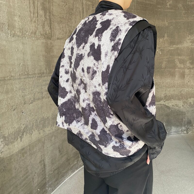 设计款简约个性二面穿时尚提花百搭坎肩A246-5192-P95,男装背心/马甲,电商A246