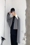 秋季个性超短款撞色领时髦百搭西服外套A261-3008-P115，男装西服，电商A246