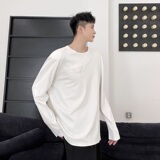 简约垫肩圆领时尚百搭时髦百搭T恤A246-3833-P65，男装T恤，电商A246
