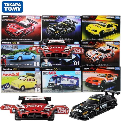 TOMY/多美卡仿真合金小汽车旗舰版奔驰TPR丰田速霸GT500赛车模型