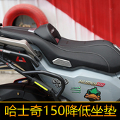 适用三阳哈士奇150降低坐垫改装 12防水 腰靠垫防滑坐垫总成XS150T