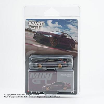 MINIGT164宝马M4紫罗兰车模
