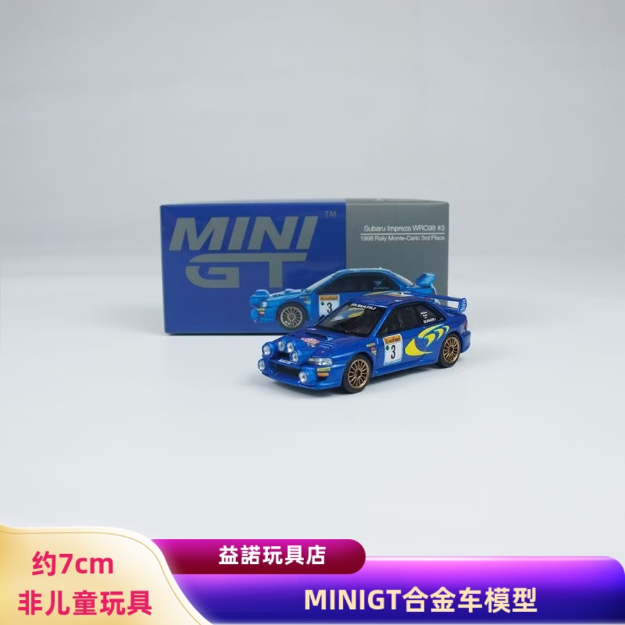 MINIGT975斯巴鲁翼豹合金车