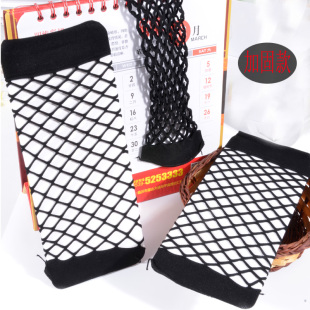 渔网短袜 镂空网格丝袜 菱形网眼漏肉性感袜 窟窿有洞袜子网状袜