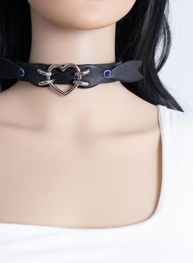 项圈定制刻字女m牵引绳链子手工皮具K9