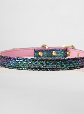 K9皮具手工定制刻字女士项圈