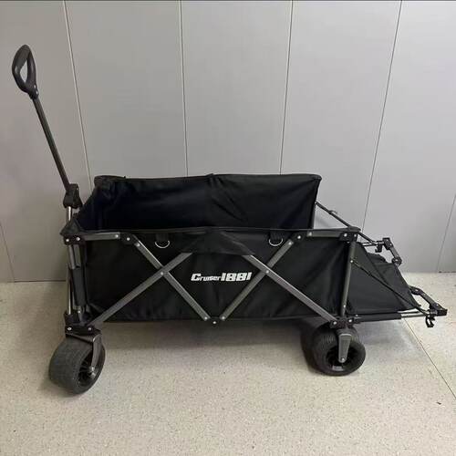 户外便携聚拢营地车露营车可折叠小拉车拉快递摆摊买菜郊游露营车