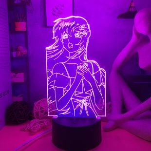 二次元拉克丝.克莱茵机动战士周边手办3D卡通多款式LED小夜灯礼品
