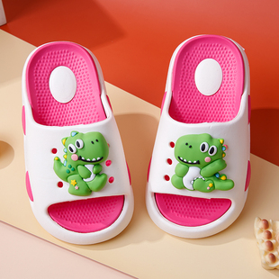 女童夏季EVA材质卡通动物图案室内防滑拖鞋儿童6到12岁凉拖鞋速干