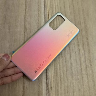 适用OPPOreno5 5k后盖RENO5pro手机玻璃5G外壳背屏电池盖磨砂带字