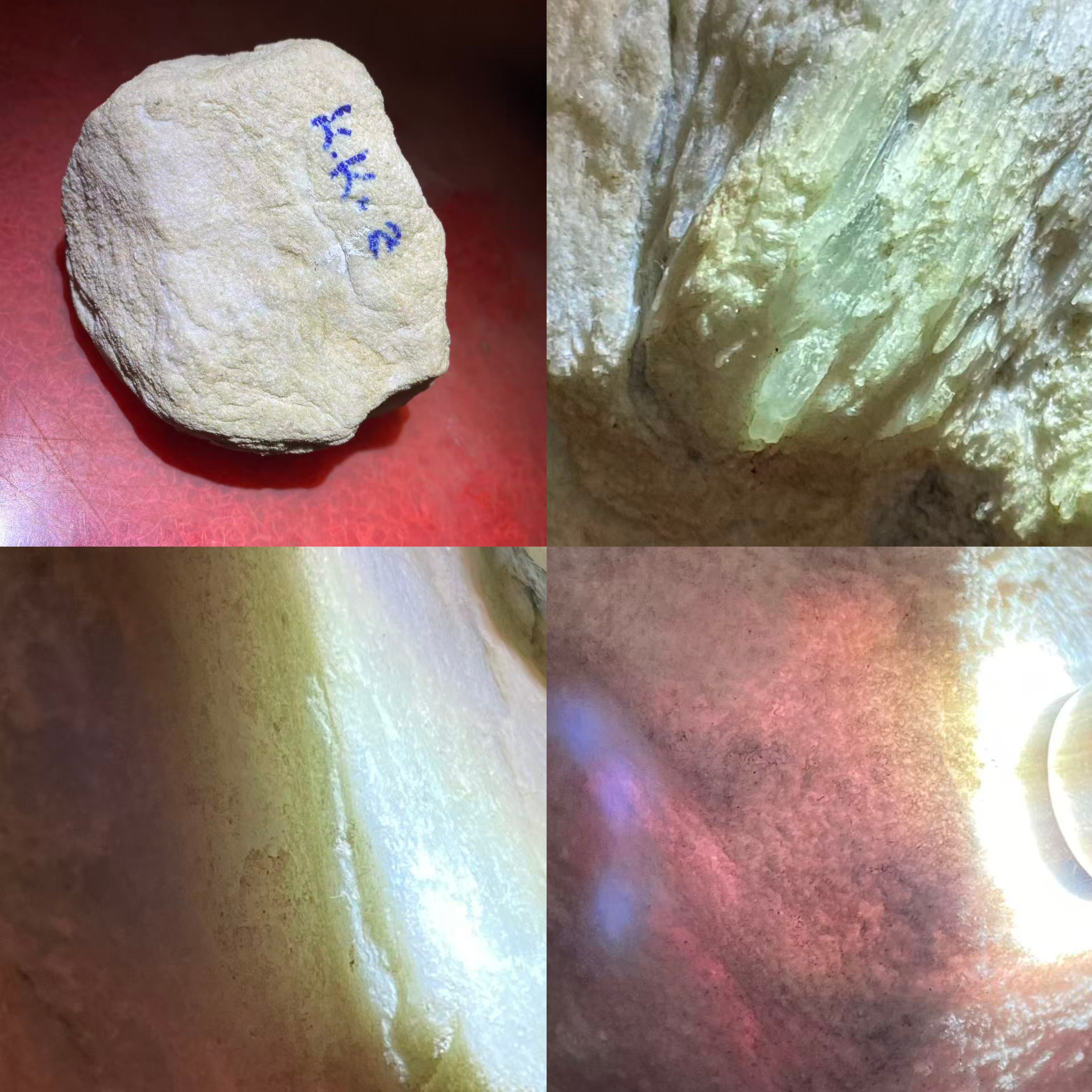天然翡翠原石木那包浆皮老皮壳荧光强水路正冰紫罗兰牌子挂件冰料