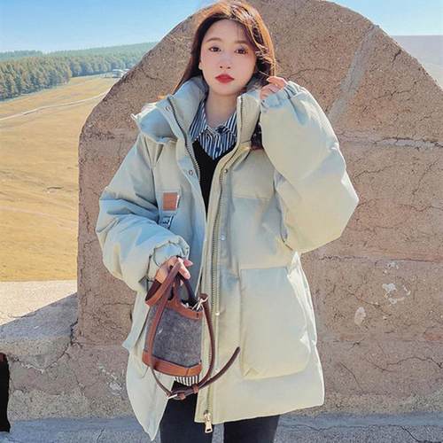 羽绒棉衣棉服女冬季2025年新款工装加厚外套oversize面包服棉袄潮