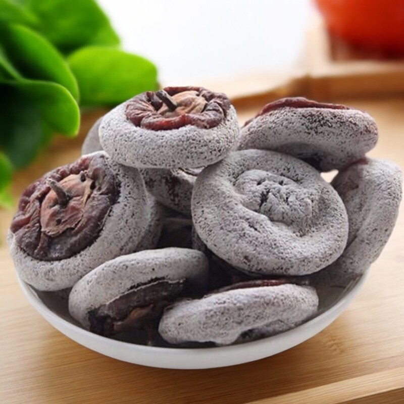 【精选】老树柿饼新鲜山西柿饼白霜降老式柿子饼糖霜挂霜无添加品