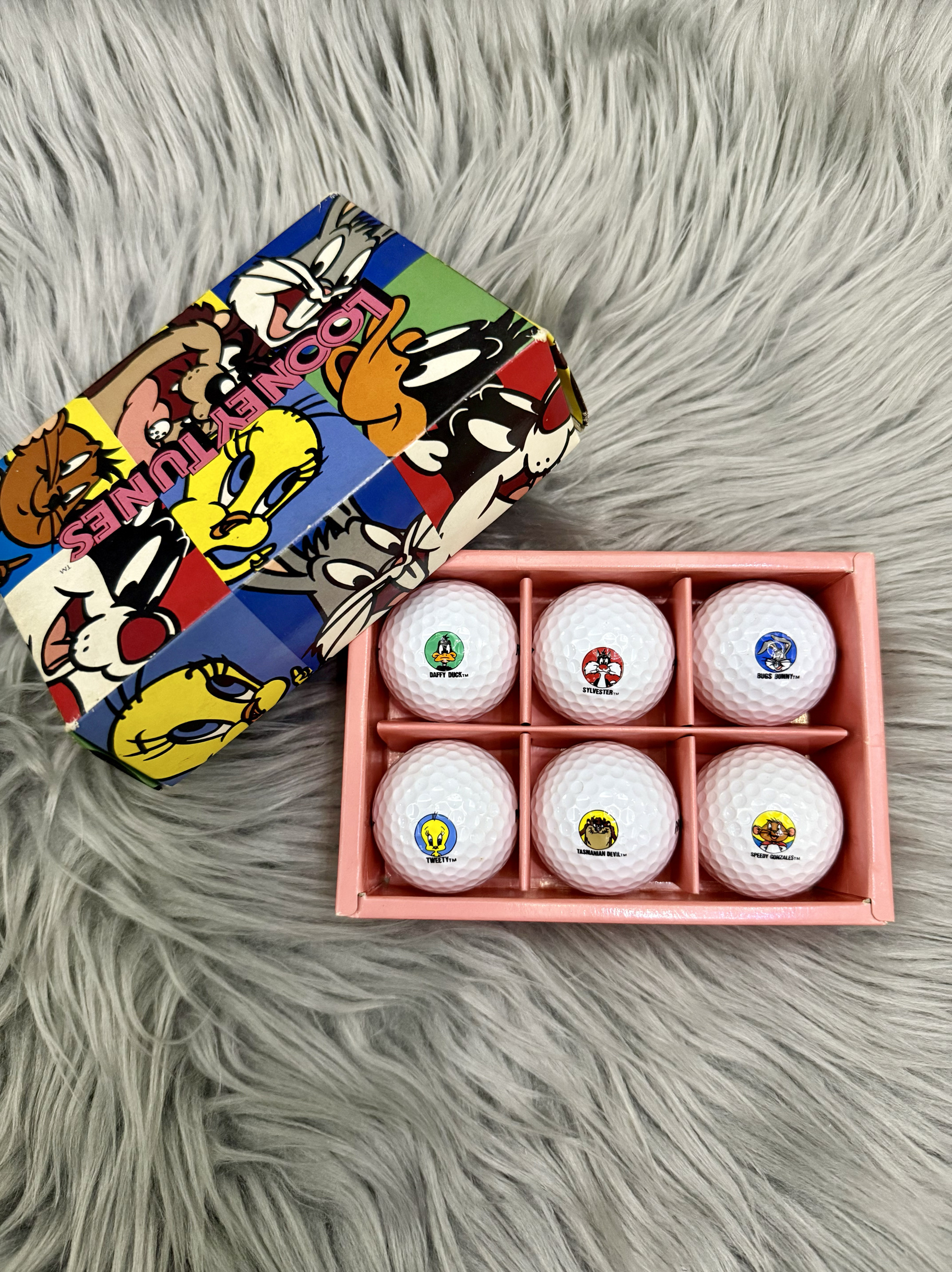 现货日本进口looney tunes翠儿唐老鸭2014高尔夫球限量版全新新球