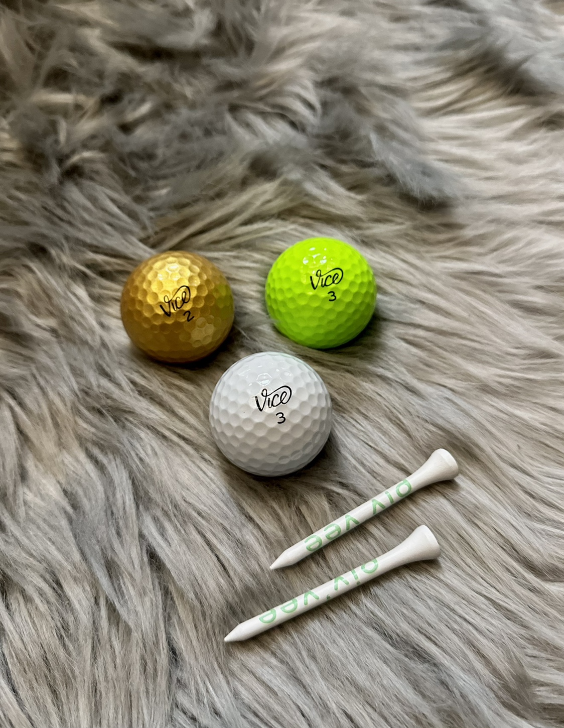 原装进口Vice Golf限量版高尔夫球四层球专业全新新球一组3颗现货