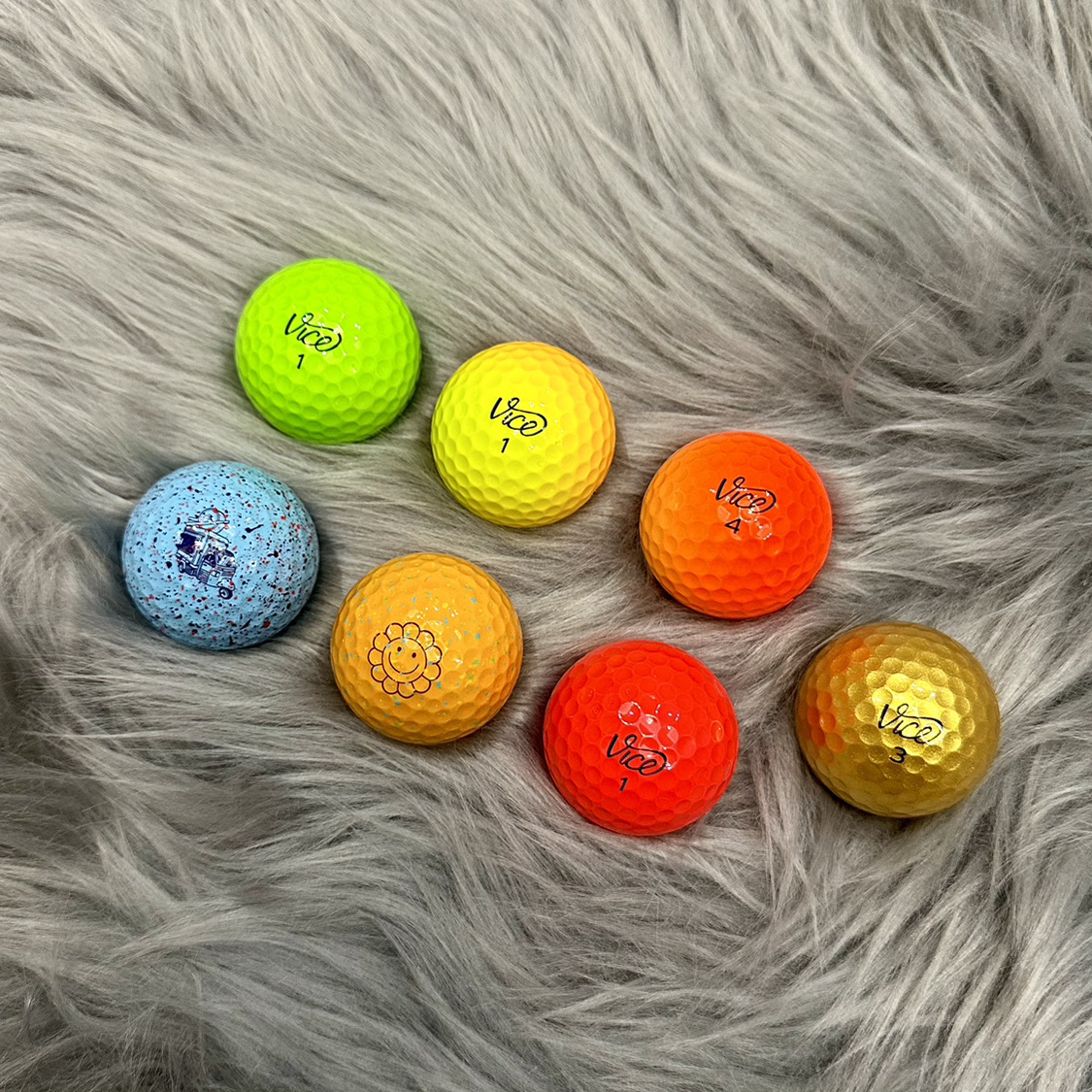 原装进口Vice Golf限量版高尔夫球彩色缤纷糖果色全新新球现货