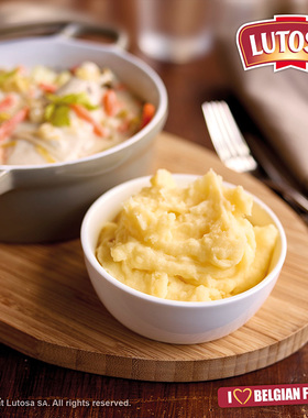 路多萨原味土豆泥冷冻 代餐即食西餐厅商用Plain Mashed Potatoes