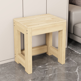 实木鱼缸架子底座客厅茶几打印机桌子单层承重置物架简约结实架