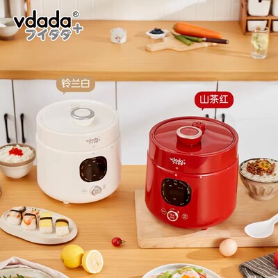 vdada电压力锅VD-2024W多功能预约家用2-3人智能迷你双胆电饭锅2L