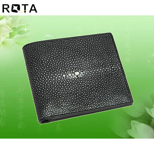 泰国磨珠珍珠鱼皮钱夹ROTA魔鬼