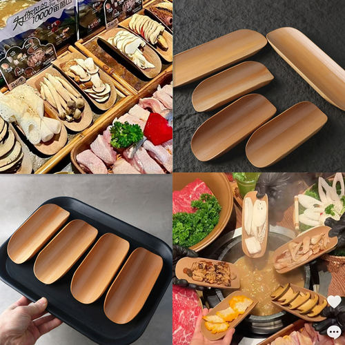 网红火锅菌菇竹节餐具肥牛刷肉