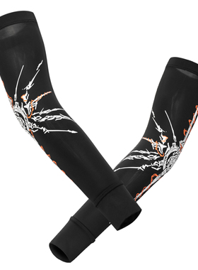 LMTWL X ICE神龛机能印花防晒袖套赛博朋克套指亚比暗黑warcore