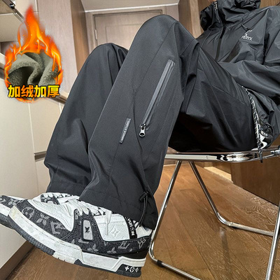 三防防水冲锋裤加绒秋冬季