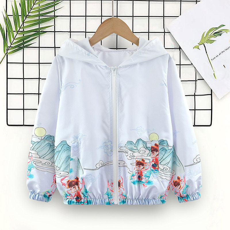 女孩夏季哪吒防晒服外套薄款